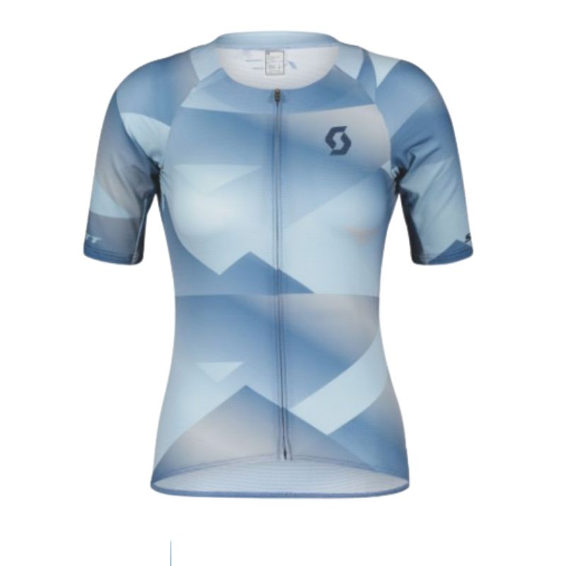 Scott Ladies Blue RC Premium Climber Short Sleeve Jersey
