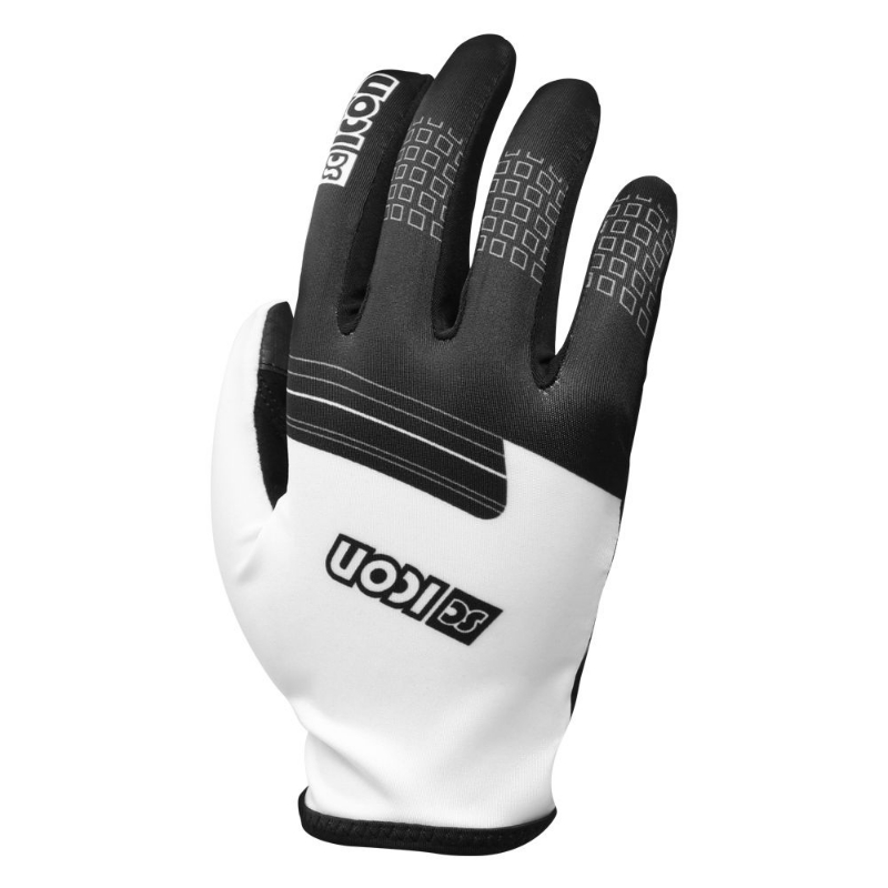 Scicon White/ Black Light Long Finger MTB Gloves