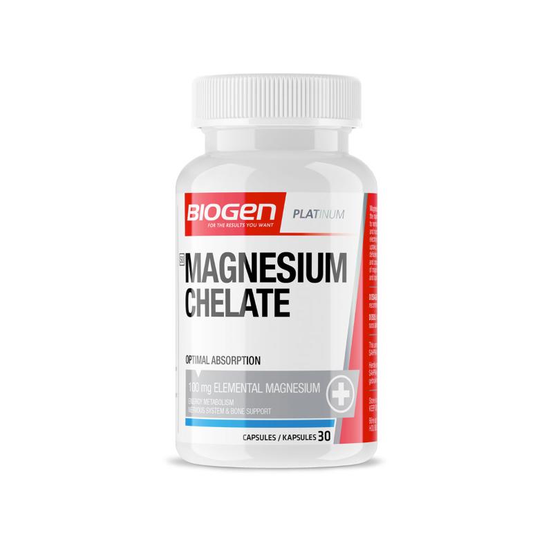 Biogen Magnesium Chelate 30 Capsules 