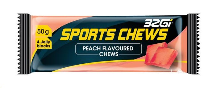 32GI Race Chews Peach - 50g
