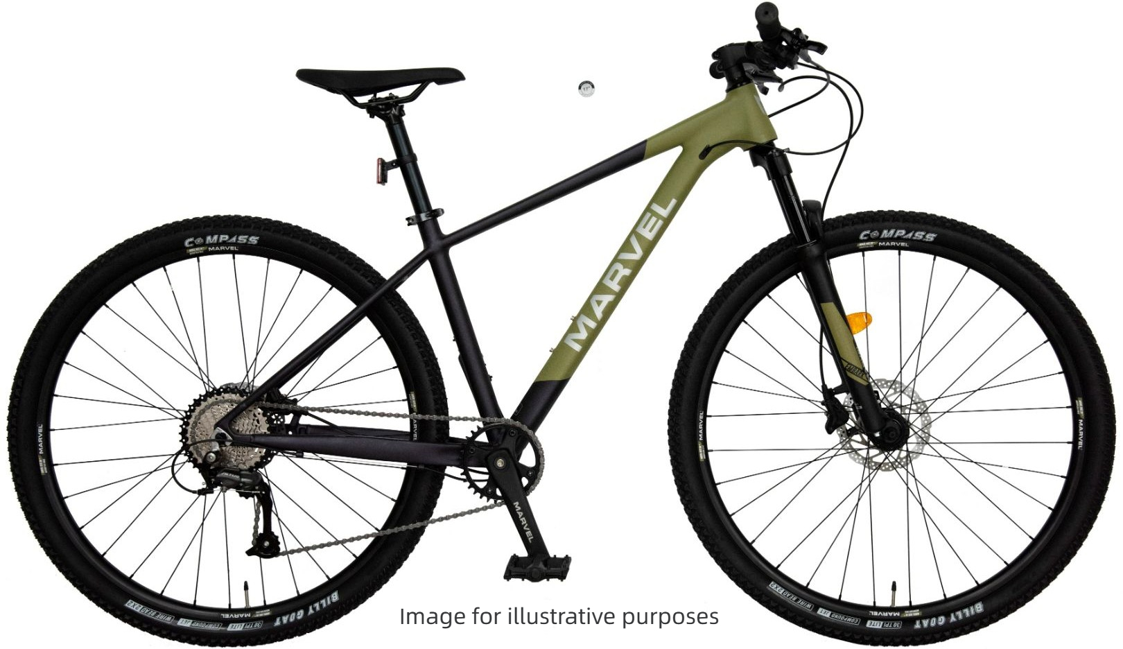 Demo Marvel Embark Hardtail Aluminium Mountain Bike 29" GREEN S 2022 