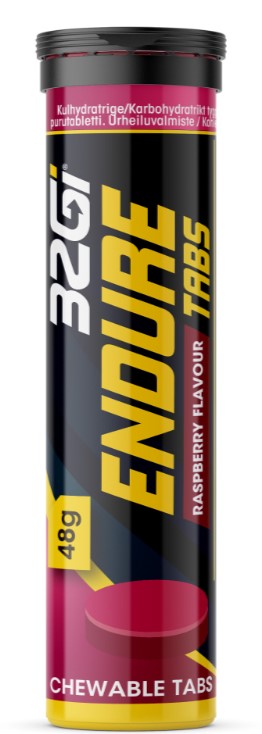 32Gi Endure Chewable 50g Tabs - Raspberry 