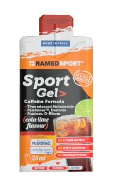 NamedSport Caffeine 25ML gel - Cola Lime 