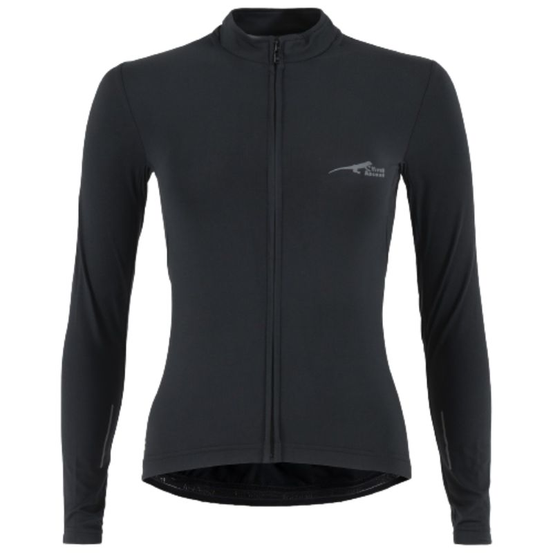 First Ascent Ladies Black Element Thermal Long Sleeve Jersey
