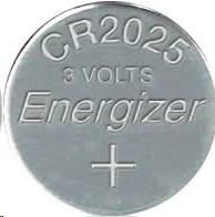 Energizer 3V Lithium Cion CR 2025 2 Pack Battery