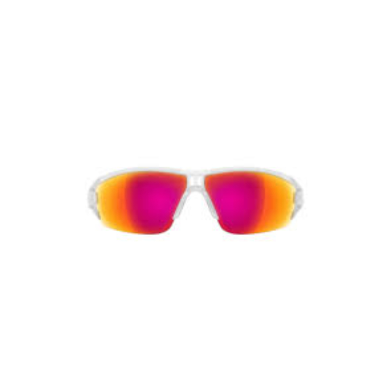 Adidas Evil Eye Half Rim Matte Purple Mirror Sunglasses