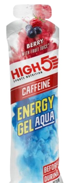 High 5 Energy 66g Gel Aqua Caffeine Berry