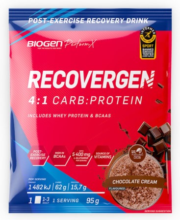 Biogen Recovergen 95g Sachet - Chocolate Cream