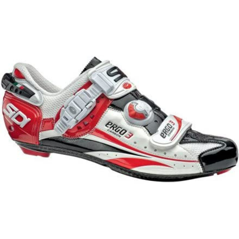 Sidi Unisex White/ Black/ Red Ergo 3 Shoe