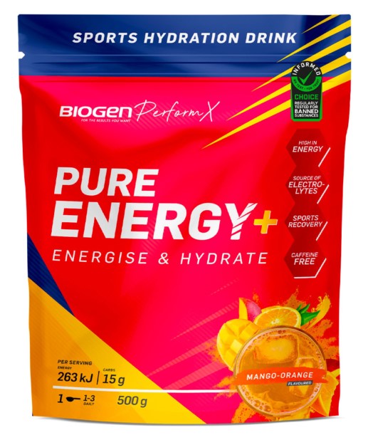 Biogen Pure Energy 500g - Mango Orange