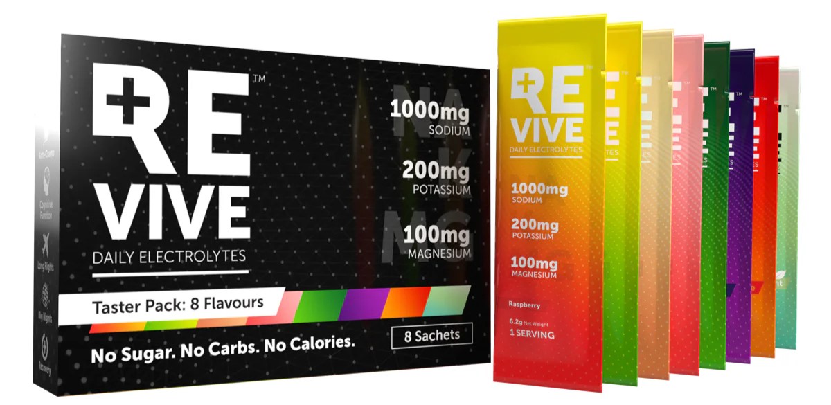 Revive Daily Eectrolytes Tasters Pack 8 Sachets