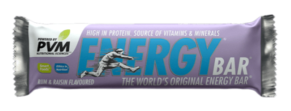 PVM Energy 45g Bar - Rum/Raisin