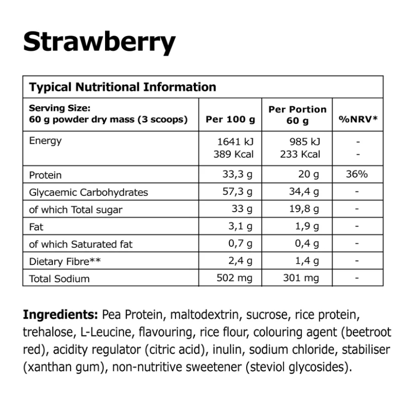 32GI Recover Protein Drink 720g Tub 