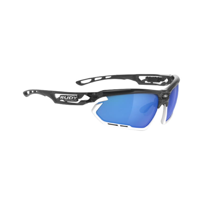 Rudy Project Unisex Crystal Graphite and RP Optics Multilaser Blue Fotonyk 