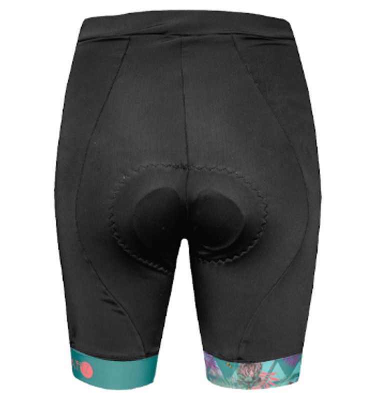 Wattz Ladies Black Wattztopia Explode Gel Shorts