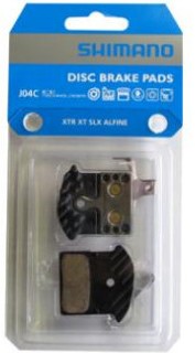 Shimano J04c Metal Disc Brake Pads and Spring with Fin 