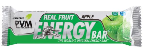 PVM Real Fuit Energy Bar 45G - Apple