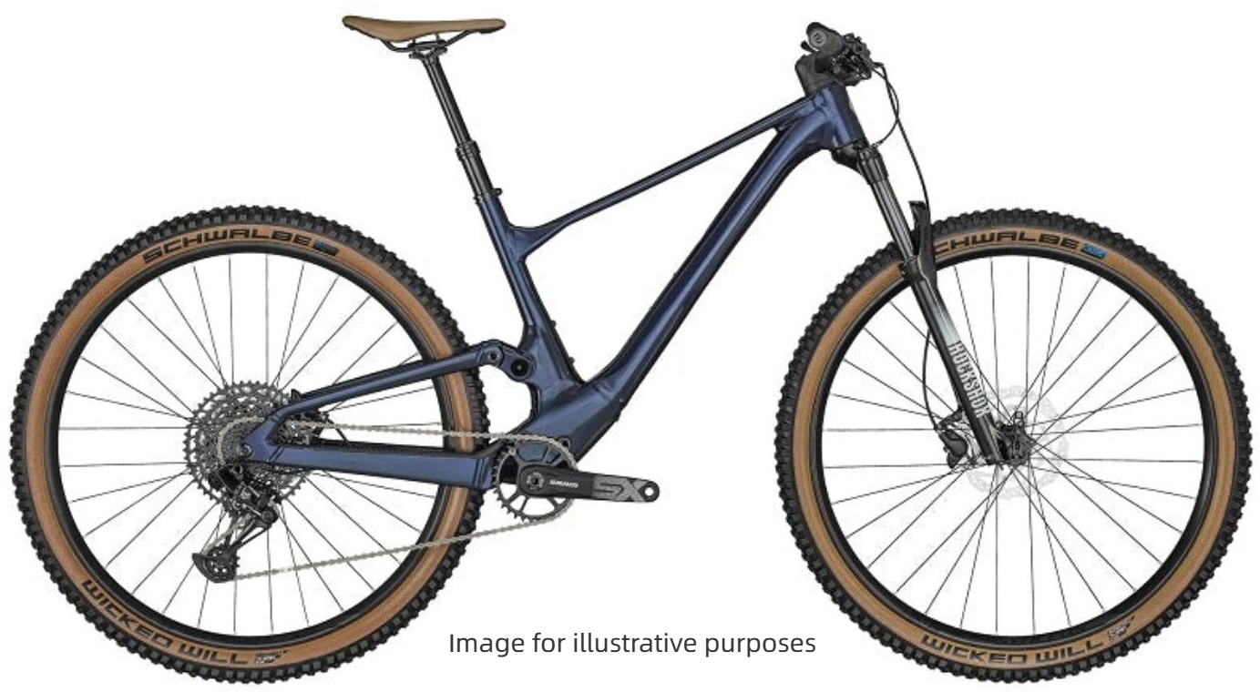 Demo Scott Spark 970 Aluminium Dual Suspension Mountain Bike 2023 29" BLU S