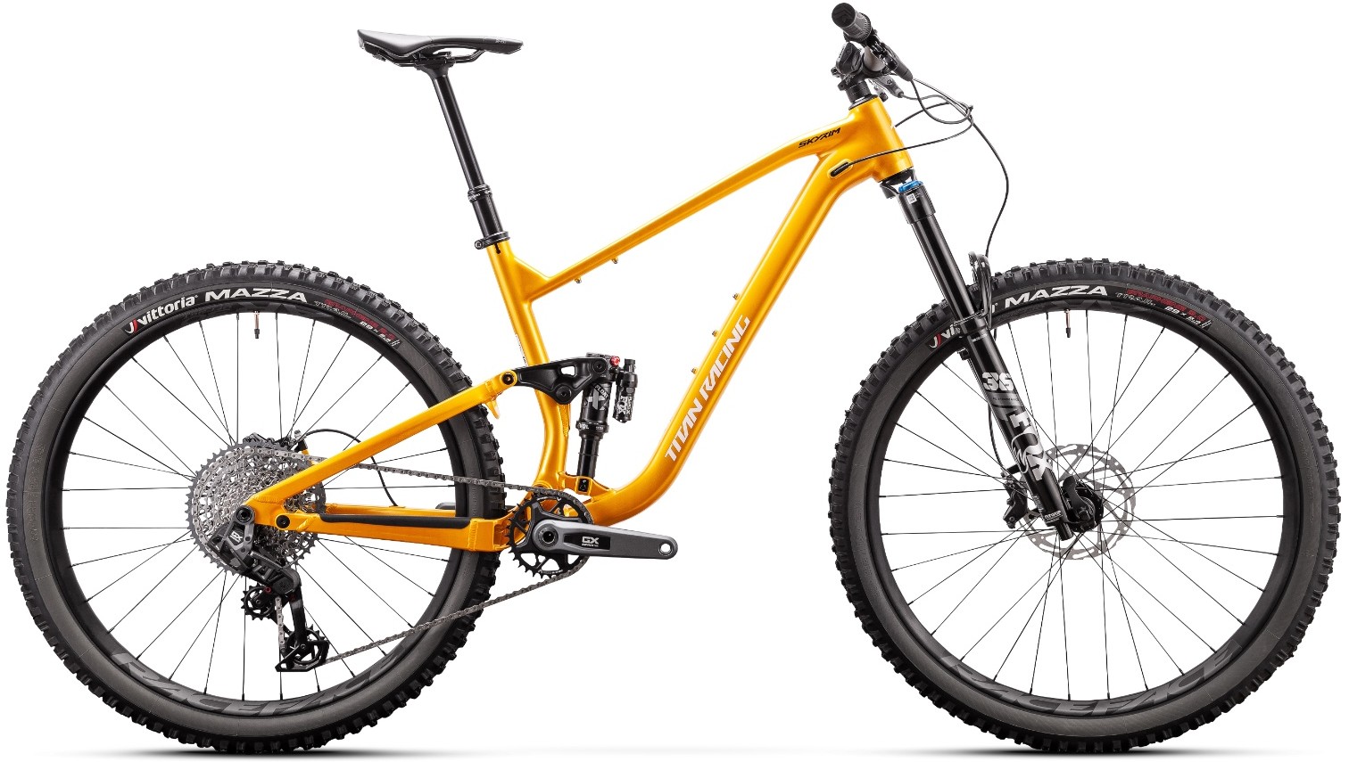 Titan Skyrim Elite Aluminium Dual Suspension Mountain Bike 