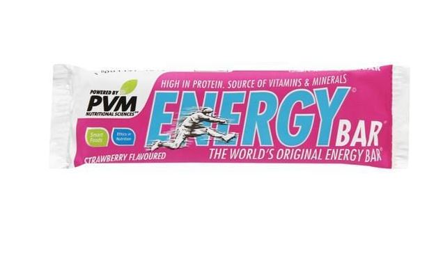 PVM Energy Bar 45G - Strawberry Chocolate