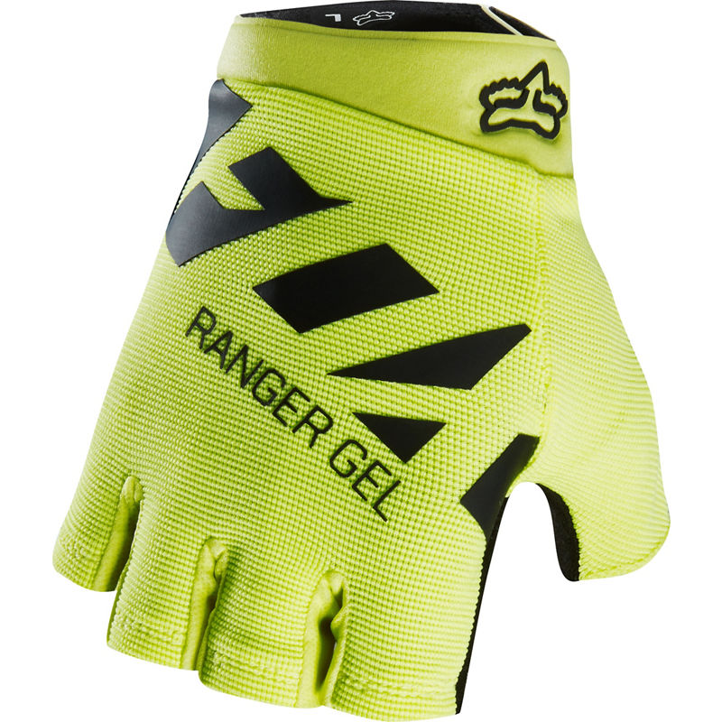 Fox Yellow Ranger Gel Short Finger Gloves 
