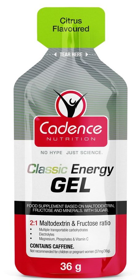 Cadence Classic Energy 36g Gel - Citrus