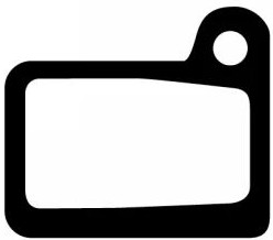 Ashima BR- M555 Organic Mountain Bike Brake Pad