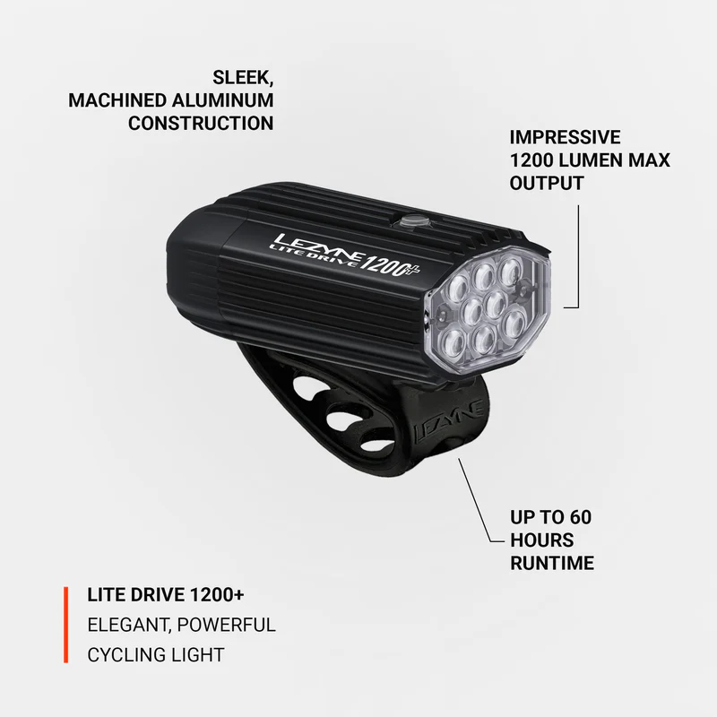 Lezyne Lite Drive 1200+ LED Front Light 