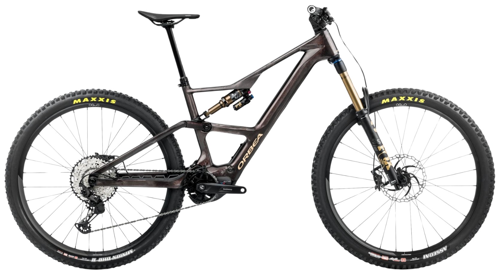 Orbea Rise LT M10 630Wh Carbon Dual Suspension Mountain eBike 2025